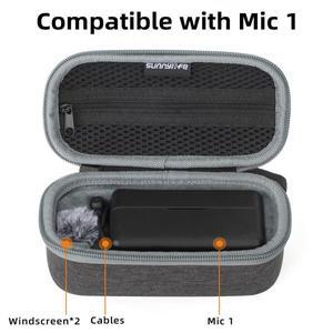 DJI 마이크 2/1 미니 휴대용 케이스 야외 보관 가방 여행용 무선
