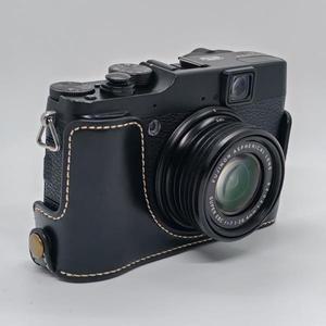 후지 X10 X20 후지필름 카메라 보호 그립용 가죽 하프 케이스