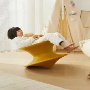 스핀 체어 쇼핑몰 라운지 팽이 옥상 특이한 팽이의자 스핀의자 소형 노랑