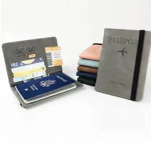 [하프클럽/]소프트 여권 보관케이스 고정스트랩 지폐 수납