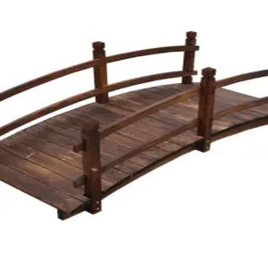 원목 아치형 구름다리 교량 데코 인테리어 소품 야외