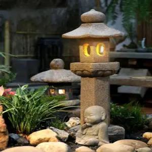 야외 석등 화단 조경석 태양광 정원꾸미기 잔디등 돌탑