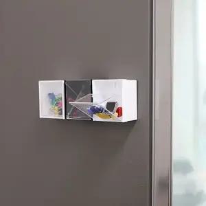 냉장고 화이트보드 파티션 마그넷 수납합 스윙케이스 냉장고자석수납함