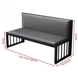 철제 롱 벤치 의자 카페 업소용 매장용 대기의자 쇼파
