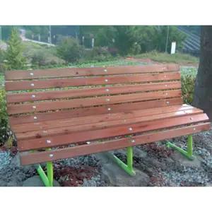 3인용 등받이 야외 공원벤치 나무 철제의자 연습실 스포츠시설 학교 야외벤치 테라스