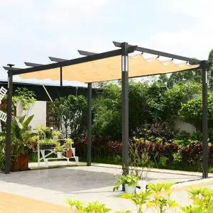 루프탑 시스템파고라 마당 안뜰 펜션 썬룸 직경 캐노핑