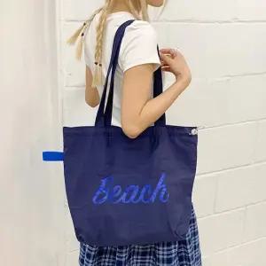 나일론 쇼퍼 가벼운 숄더 백 데일리 가방 네이비