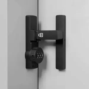 슬라이딩 도어 잠금장치 창문 샷시 버클 미닫이문 평면 문걸쇠 걸쇠 블랙