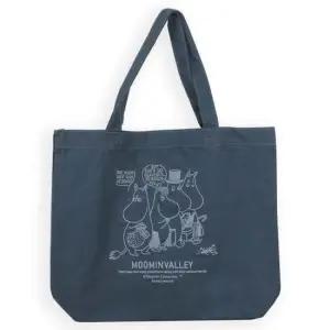 무민 에코백 숄더가방 에코백 딥블루 숄더백