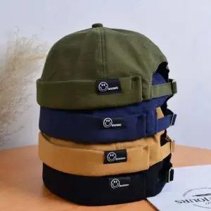 댄디 와치캡 패션모자 아메카지 스마일 데일리 숏비니