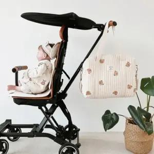 누빔코튼유모차걸이겸용백 토드백 여행 여성 섟 스몰 토트백 패딩 패션잡화 천 가 소가 쇼퍼백 best