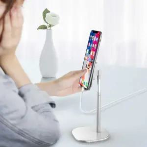 핸드폰 거치대 높이조절 휴대용 테블릿 탁상형 받침대 스마트폰 브라켓