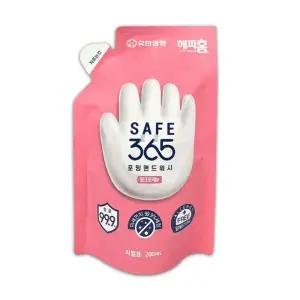 해피홈 핸드워시 손 세정제 핑크포레향 리필 200mL 핸드워시 손세정제