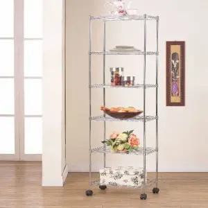 금속선반 다용도선반 주방선반 450mm금속선반 6단다용도선반 (WFJ7OYJ)