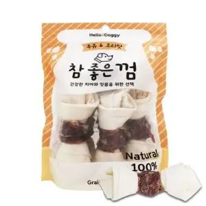 고품질 오리맛 간식 우유 강아지 6P 좋은껌 참 (WFJS2UM)