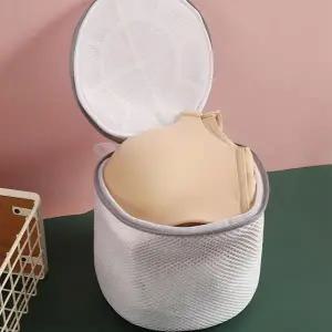 원통형 메쉬 브라 세탁망 삼각형 속옷망 고급 빨래망 (WFJ7CTD)