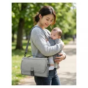 유모차스트랩 브로든컴기저귀가방크로스백 기저귀파우치 기저귀매트 걸이식유모차가방 기저귀가방추천