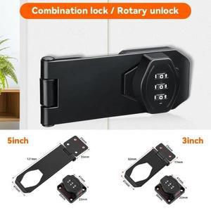 3자리 가정용 보안 캐비닛 암호 잠금 장치가없는 서랍 조합 코딩 된 도어 홈 하드웨어 아연