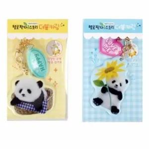 베스트 가성비 고리인형 더블 핸드폰 키링 패션 (WFJSQMK)