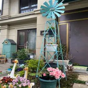 정원 마당 바람개비 풍차 카페 스탠드 테라스