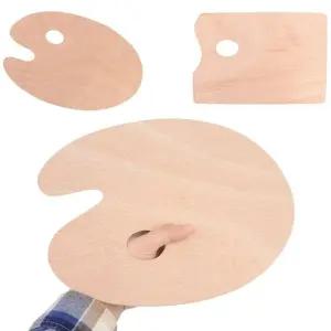 고품질 미술용 나무 팔레트 아티스트 우드 파레트 색상 조합 (WFK6NTU)