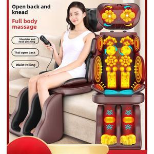 열 조절이 가능한 목 및 등 마사지기 전신 마사지 의자 패드 지압 반죽 시트 휴대용 좌석 마사지기 선물