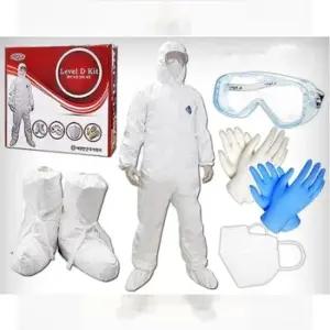 보호구 세트 부츠 D KIT A 마스크 고글 장갑 보호복 (WFK8W9G)