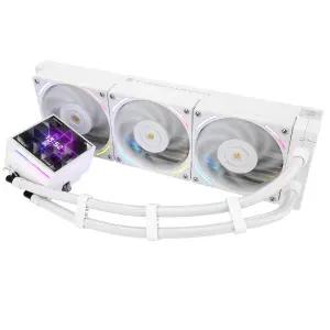 Thermalright Hyper Vision ARGB 화이트 CPU AIO 쿨러 PC 스펙 수랭 시스템 395인치 스크린 고성능 펌프 x