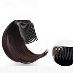 여성 정수리 헤어빗 붙임머리 부분 가발 다크브라운 (WFK9AJ1)