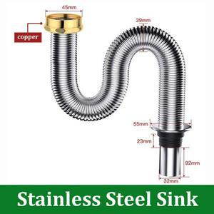 주방 싱크대 배수관 액세서리  풀 스테인레스 스틸 탈취제 방폭형