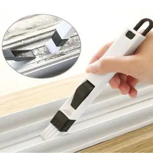 미니 빗자루+쓰레받이 문틈 소형빗자루 청소 창틀 키 키보드 문틈 청소