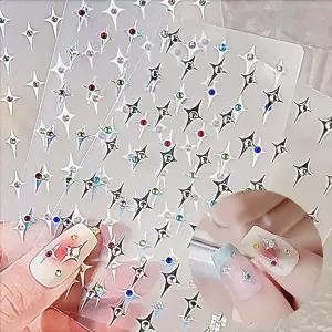 고품질 4종 네일아트 젤리스티커 5D네일스티커 3D네 젤리스티커 (WFK9D3C)