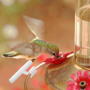 5개입 새 먹이통 아크릴 걸이형 용기 앵무새 소형 야외 실내용 투명 그릇 스탠드 케이지