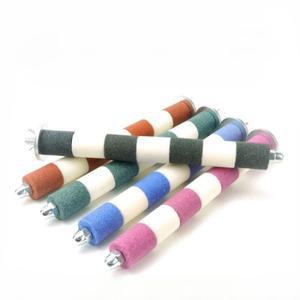 새발톱 부리 그라인딩 바 스탠딩 스틱 앵무새 스테이션 폴 스탠드 버드 용품 케이지 액세서리