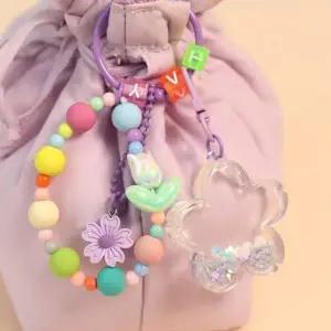 비팬시 레인보우 플라워 키링 WEDA0BD