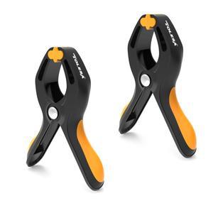 TOLESA 헤비 듀티 용수스틸 클램프  플라스틱 클립 및 배경 전문 대형 목재 2 개  4 인치