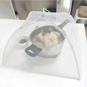 상커버 밥상 소형 커버 원터치 밥상보 덮개 음식 음식 (WFK92RC)