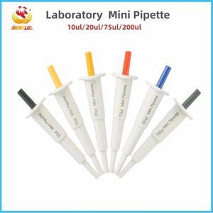 IKEME 실험실 피펫 미니 200ul 고정 용량 마이크로 10μl 장비와 호환