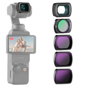 0.75X 광각 렌즈 108이 포함된 NEEWER ND 필터 세트  DJI Osmo Pocket 3 Creator 콤보 액세서리와 호환 확