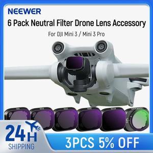 NEEWER ND 필터 세트 DJI 미니 3 프로 6 팩 중립 밀도 드론 렌즈 액세서리 호환