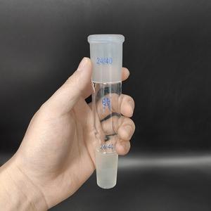 FAPE 유리 연결 튜브 2440 중간 길이 30mm70mm120mm175mm 커넥터 수신 붕규산