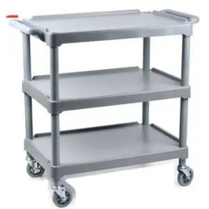 고품질 플라스틱 3단카트 서빙카트 양손 써빙 GD-P-3단카트 운반카트 (WFK9WCL)