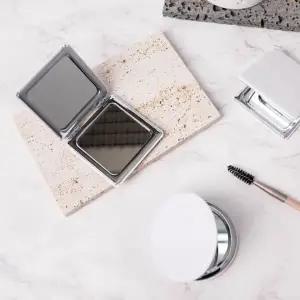 휴대용 양면 접이식 미니 손거울 화장거울 (WFKAD6F)