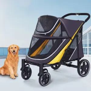 중형견 대형견 유모차 애완용 반려동물 캐리지 저상형
