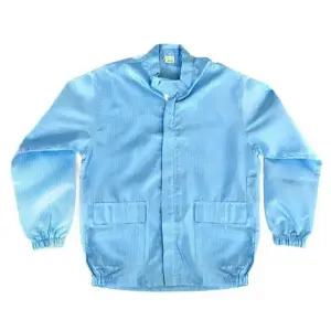 상전복 상의 C카라 방진작업복 정전기 방지 작업의상 크린룸복 (WFKA8DL)