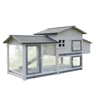 야외 닭장 원목 조립식 울타리 토끼장 새장 케이지 형 진한 키우기 사육 대형 마당 양계장