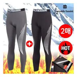 아날도바시니 남자 겨울내복바지 기모9부타이즈 2매 161881