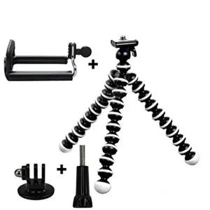 미니 삼각대 고릴라 문어 고프로 히어로 7 6 5 4/휴대용/촬영/캠핑/브이로그/블로그/거치대/앵글조정/셀프