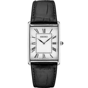 Seiko 세이코 [세금포함] [정품] [정품],men 스퀘어 블랙 가죽 시계 SWR049 손목시계 패션시계 명품시계 31
