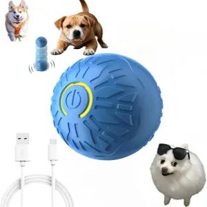 브로문 인터랙티브 도그 볼 반려견용 자동 롤링 자율 이동 진동 스마트 점프 바운싱 및 반려동물용 회전